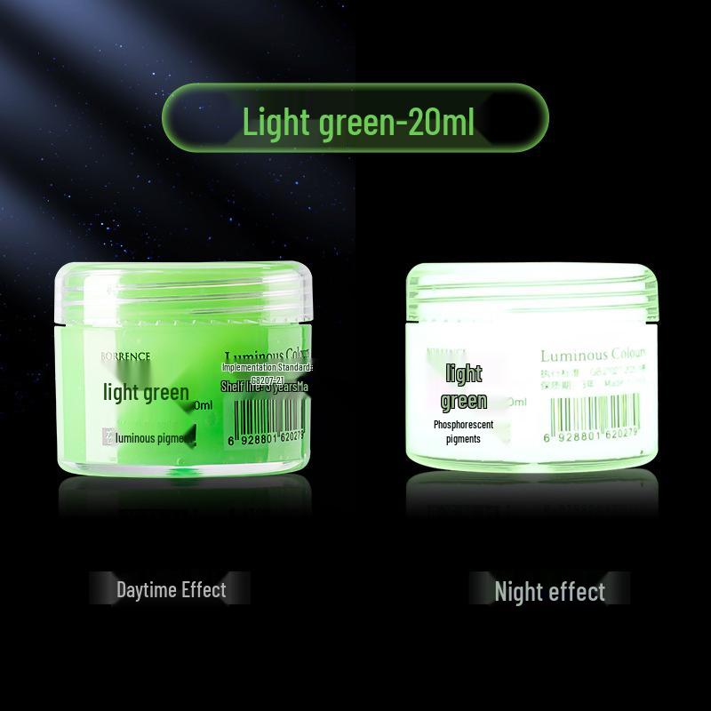 Glow-in-the-Dark Fluorescent Pigment Set for Kids - Perfect for DIY Clothes, Shoes, Plaster Dolls, and Hand-Painted Crafts!