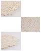 Kouso 10 Coasters, Antique Lace Style, Country Style, Blanche Doily, Beige, Cotton Crochet, Hand-Knitted, Absorbent, Washable (Pack of 10)
