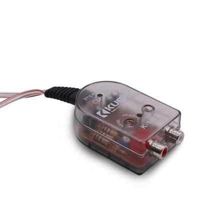 Convertisseur de sortie de ligne haut de gamme, prises hautes vers basses, sortie de ligne automatique, adaptateur de niveau RCA, convertisseur audio