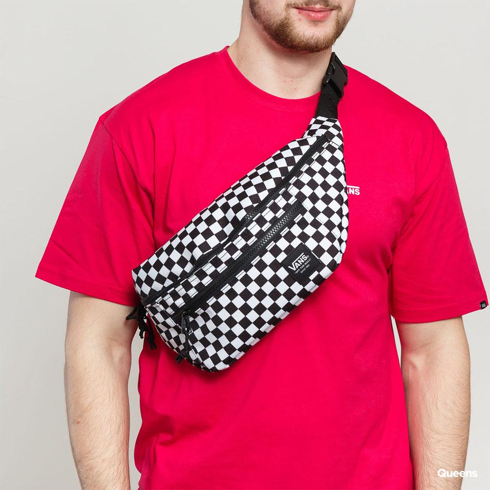 Vans Black And White Checkerboard Zipper Waist Bag Men waist bag VN0A2ZXXHU0