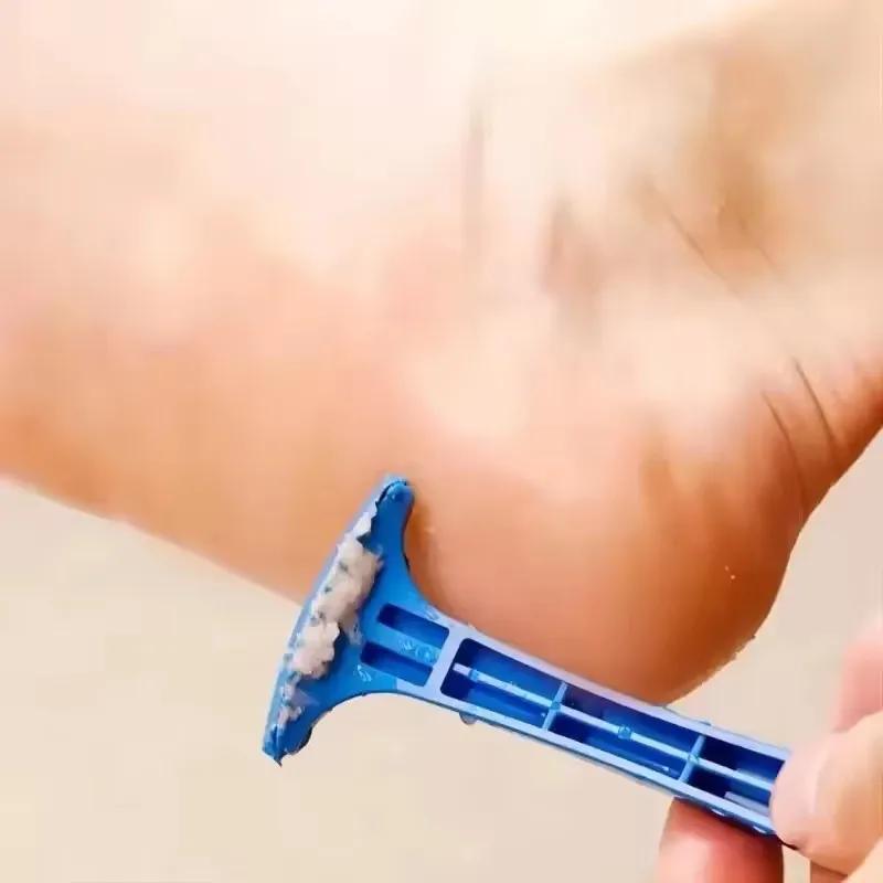 Ungiftig 2 Stück Fußschaber Hornhautentferner Messer Fußpflege Messer Zur Entfernung von Hornhaut Messer Rasieren von Hornhaut Zur Entfernung von Hornhaut Werkzeuge