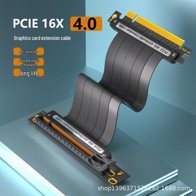 Nyt High-Speed PCIe 3.0/4.0 16x Grafikkort Forlængerkabel til Lyd- og Netværkskort