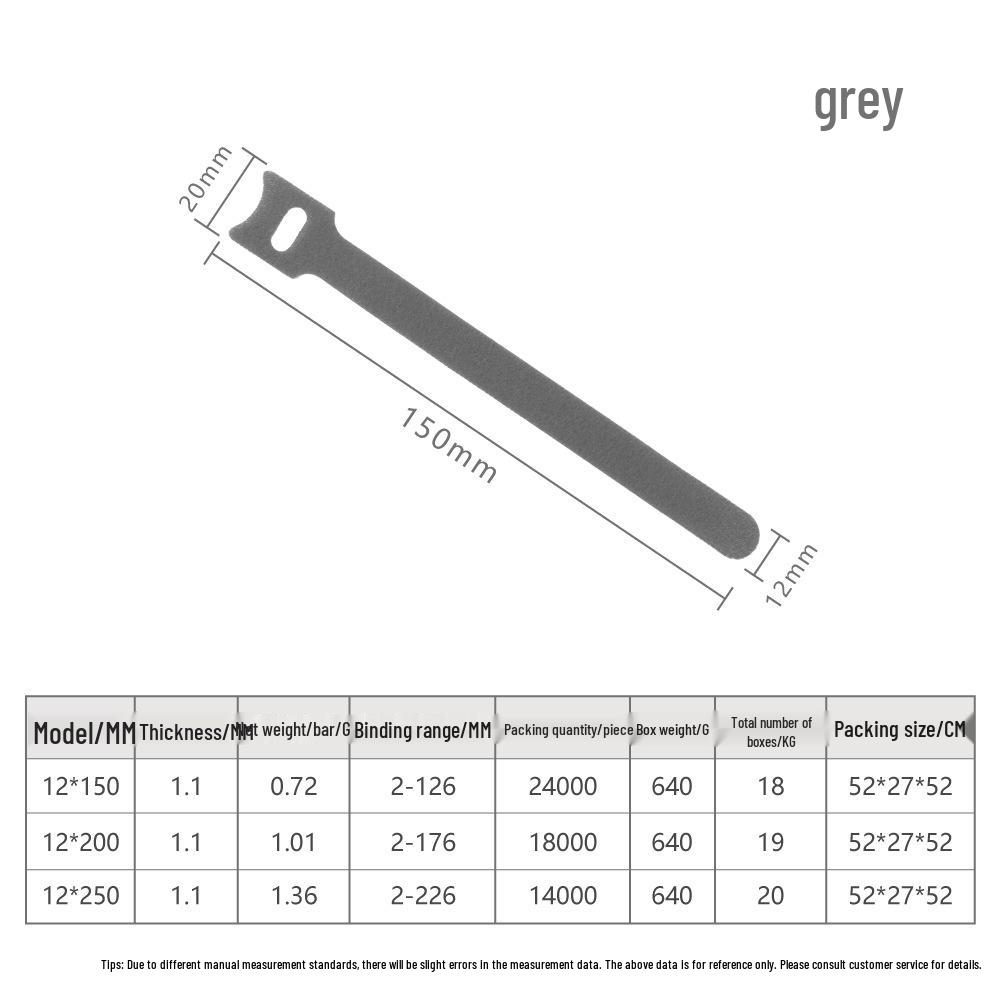 Nylon Cable Organizer Self-Adhesive Strap - Power Cord Storage Tie with T-Shaped Hook and Loop