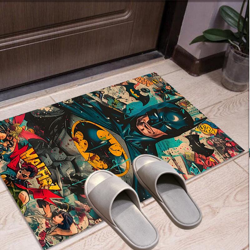 Batman Pattern Rug, Indoor/Outdoor Mat, for Picnic, Gameroom, Bedroom, Office, Living Room, Home Decor Carpet, Birthday Gift