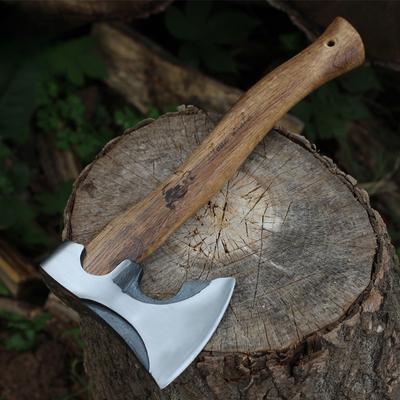 Hand-forged Outdoor Portable T Actical Axe Camping Household Firewood Splitting Axe Multi-functional Tool