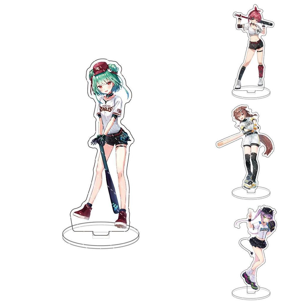 Stunning Hololive Anime Acrylic Stand Figure Ornament With Aqua Akai Shirakami Pekora Natsuiro Inugami Sakura
