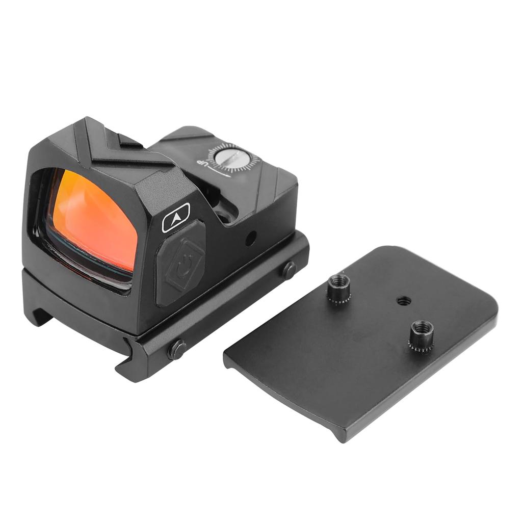 SKEERY 1x24 Punct Tip RMR Punct 1000G Vizor Punct Deschis pentru Activare la Mișcare Compatibil cu Sine de 20mm Glock Vizor, Vizor, Rezistent la Șocuri Airsoft, &