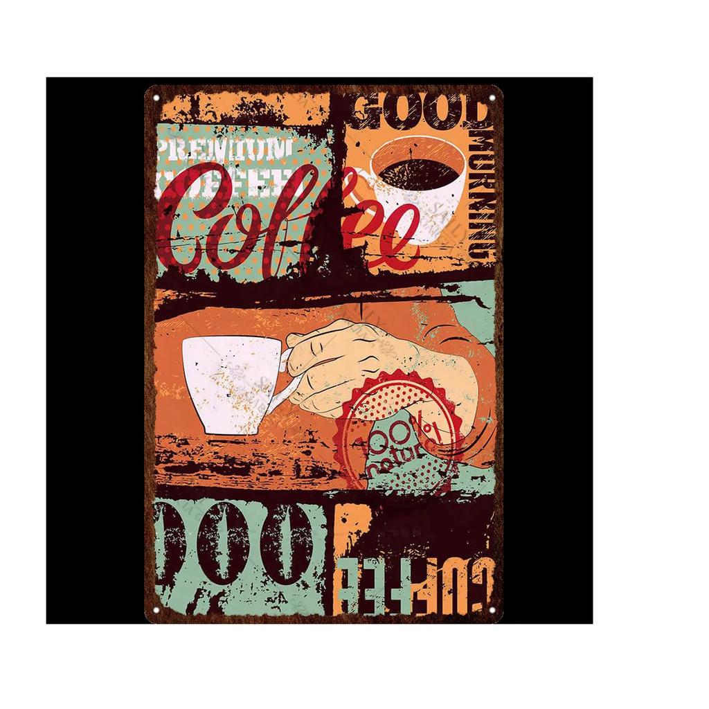 Vintage Chokladaffisch Godis Metallskylt Reklam Vägg Bar Hem Konst Kök Butik Retro Dekor Metall Väggmålning Dekoration