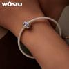 WOSTU Charm-Perlen aus 925er Sterlingsilber mit Eisvogel-Motiv, in Regenbogenfarben, passend für originale Armbänder, DIY-Halsketten, Schmuckherstellung, Geschenk