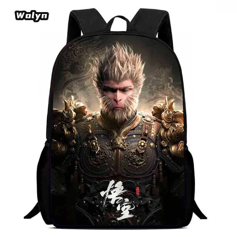 Wukong Black Myth Wukong Gioco Animazione Zaino Zaino Scolastico per Studenti Borsa per Computer