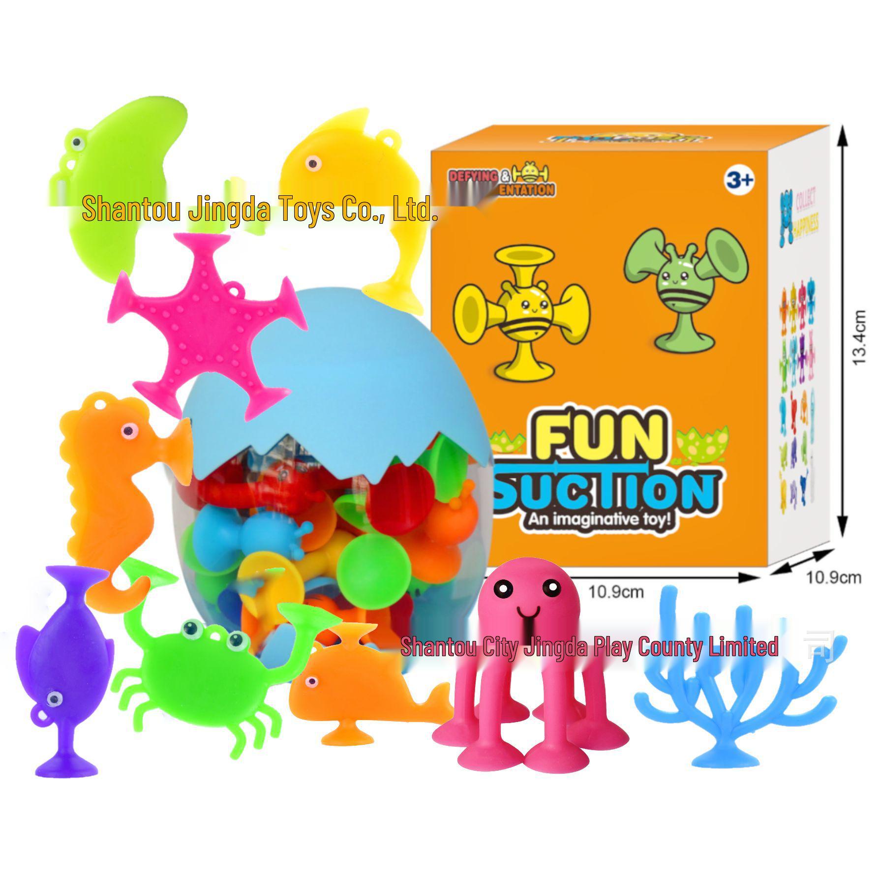 

Собранный детский набор игрушек для ванной с присосками – Темы: Океан, Динозавры и Животные.