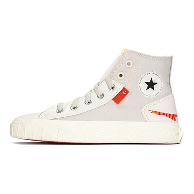 Chuck Taylor All Star High Tear Away - Pantofi unisex Light Bone Crem Vintage-Alb A00794C