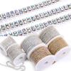 S High Quality Rhinestone Cup Chain Glass Crystal Sew On Rhinestone Chains for Shoes Garment  Decoration