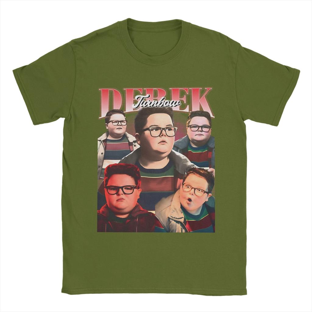 Unique Derek Stranger TShirt for Unisex Round Collar Cotton T Shirts Steve Short Sleeve Tee Shirt Adult Clothes