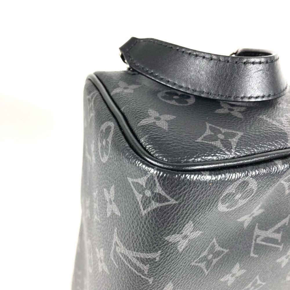 Louis Vuitton M46354 MonogramEclipse Dopp-kit Clutch Pouch Hand Bag Black Unused