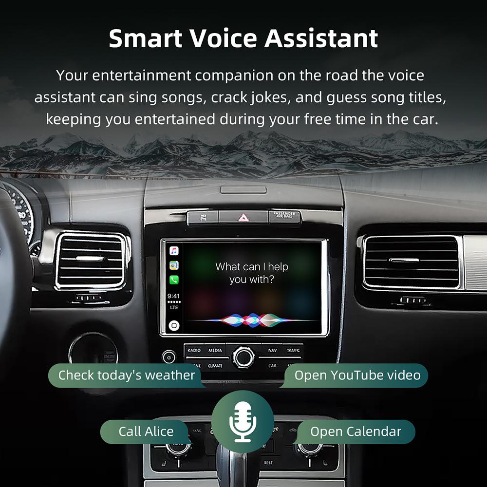 For Volkswagen 8' Touareg RNS850 Wireless Carplay Retrofit Module Android Auto Adapter Airplay VW Car Play