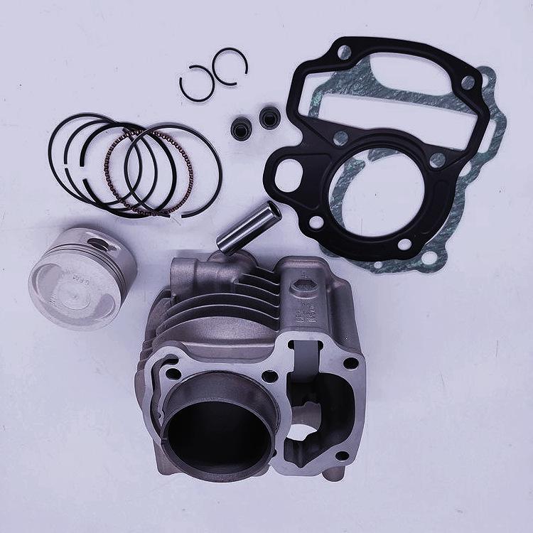 

Jinyu WH110T-A Motorcycle Cylinder Kit with Gasket, Valve, Oil Seal, and Piston Rings for SCR110.