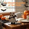 Halloween Kitchen Paper Towel Holder Wooden Napkin Holder, Ghost Pumpkin Tabletop Decor for Dining Room, Cute Theme Storage Spooky Organizer
