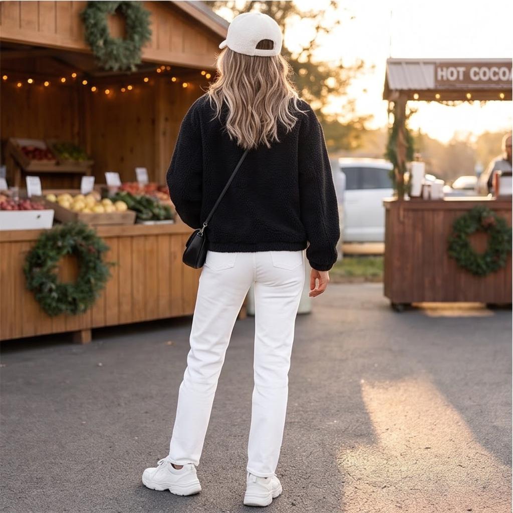 Women's Zip-Up Jacket Casual Outerwear Top for Daily Wear