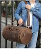 New Fashion Genuine Leather Men's Travel Bag Cowhide Luggage Bag For Man Crazy Horse Leather Crossbody Hand Luggage Shoulder Bag