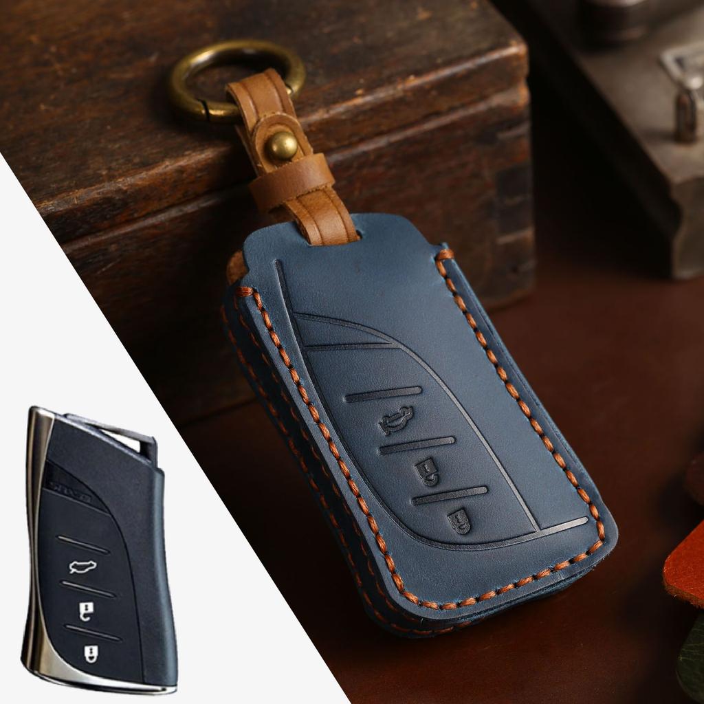 The Key Case Is Suitable for Lexus Es200/rx/es300/nx200 Lexus Car Key Case, Genuine Leather Handmade.