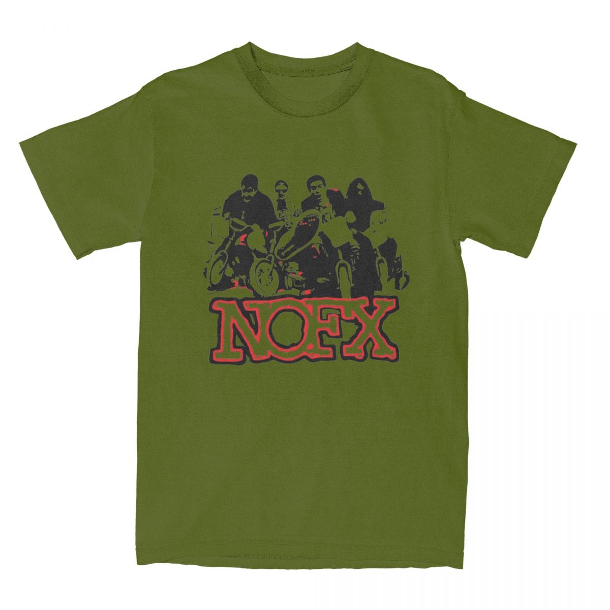 

Nofx Music Poster T-Shirt Mens American Punk Rock Band Vintage 100 Cotton T-Shirts Summer Crewneck Tee Shirt Plus Size Tops 4XL