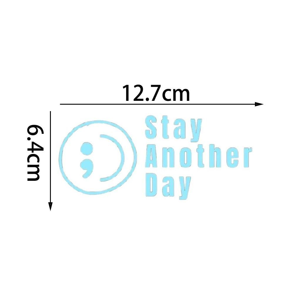 Glossy Finish SAD Stay Another Day Self Adhesive Reminder Stickers Car Decals  Vehicle Accessories