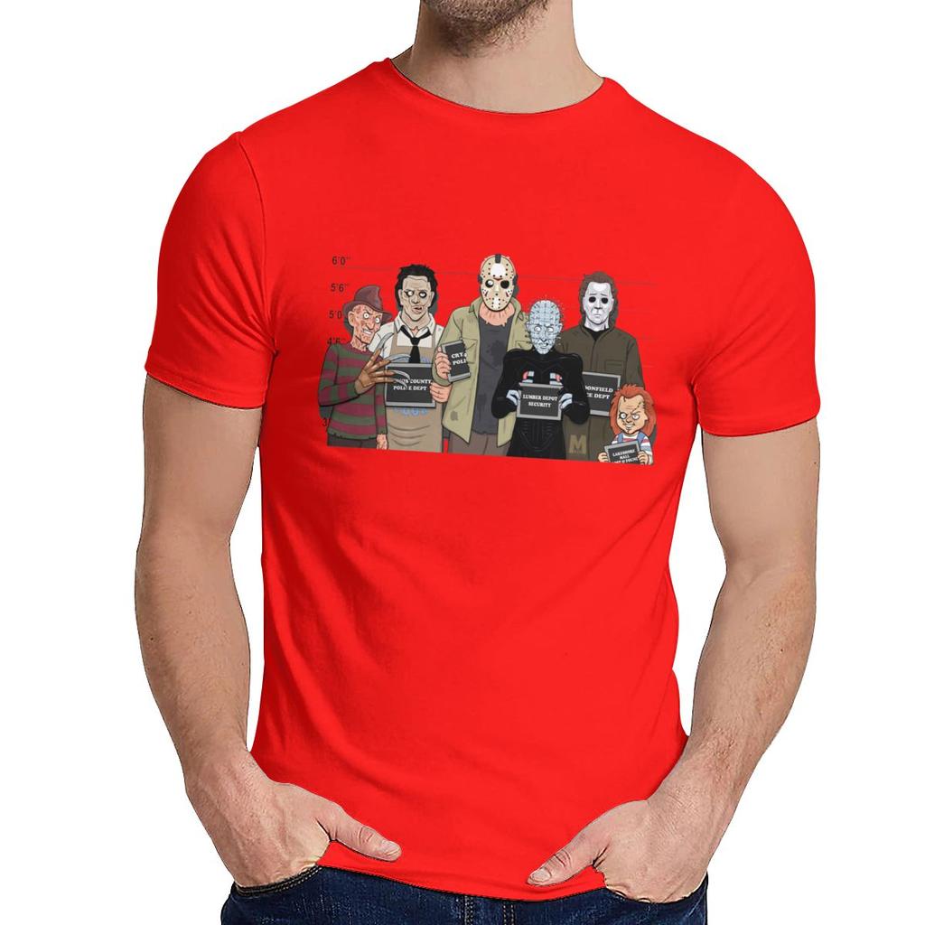 O Neck Stephen King Horror Tee Usual Suspects Serial Killers Horror Movie T Shirt Arrival