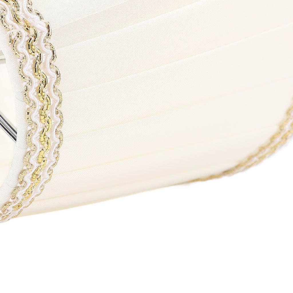 6 Pcs Fabric Lamp Shade Simple Pleated Universal Cloth Lampshade for Floor Table Lamps