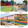 Colored Safety Perimeter Netting for Tennis Courts, Playgrounds, and Climbing Areas: Protective Fall Prevention Net