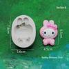 Silicone Molds: KT Cat & Little White Rabbit for Chocolate, Fondant, Cake, Resin DIY