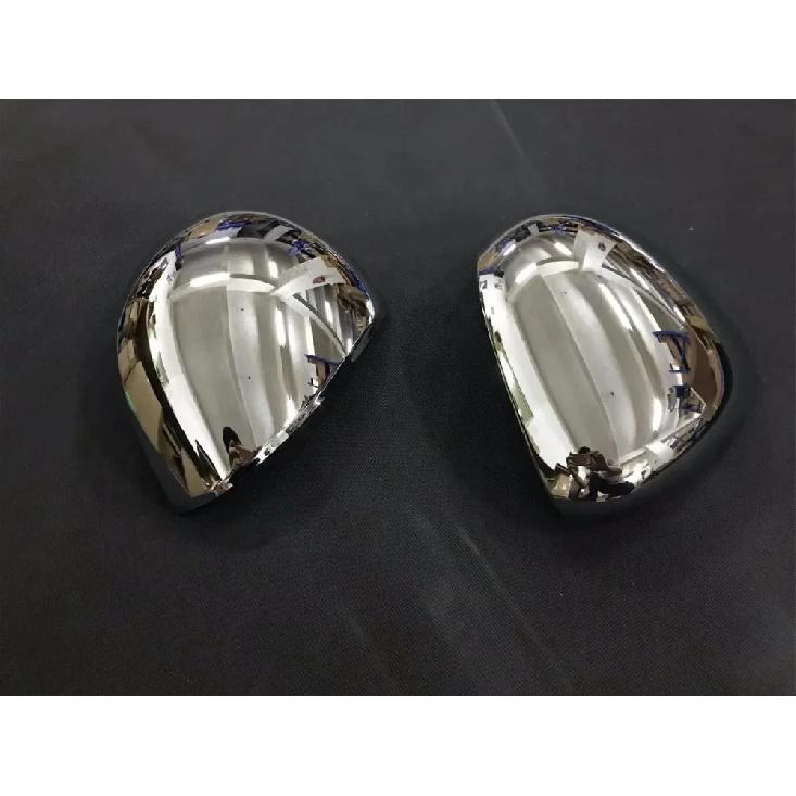 For Fiat 500X 2015 2016 2017 2018  ABS Chrome Side Door Rearview Mirror Cover Trim Protector Sticker Car Styling Accessories Mirror Silver