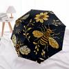 1pc Bee FloralAutomatic Open/close Umbrella, 8-Rib Sturdy Structure, Portable Travel Umbrella, Parties, Everyday Usec106