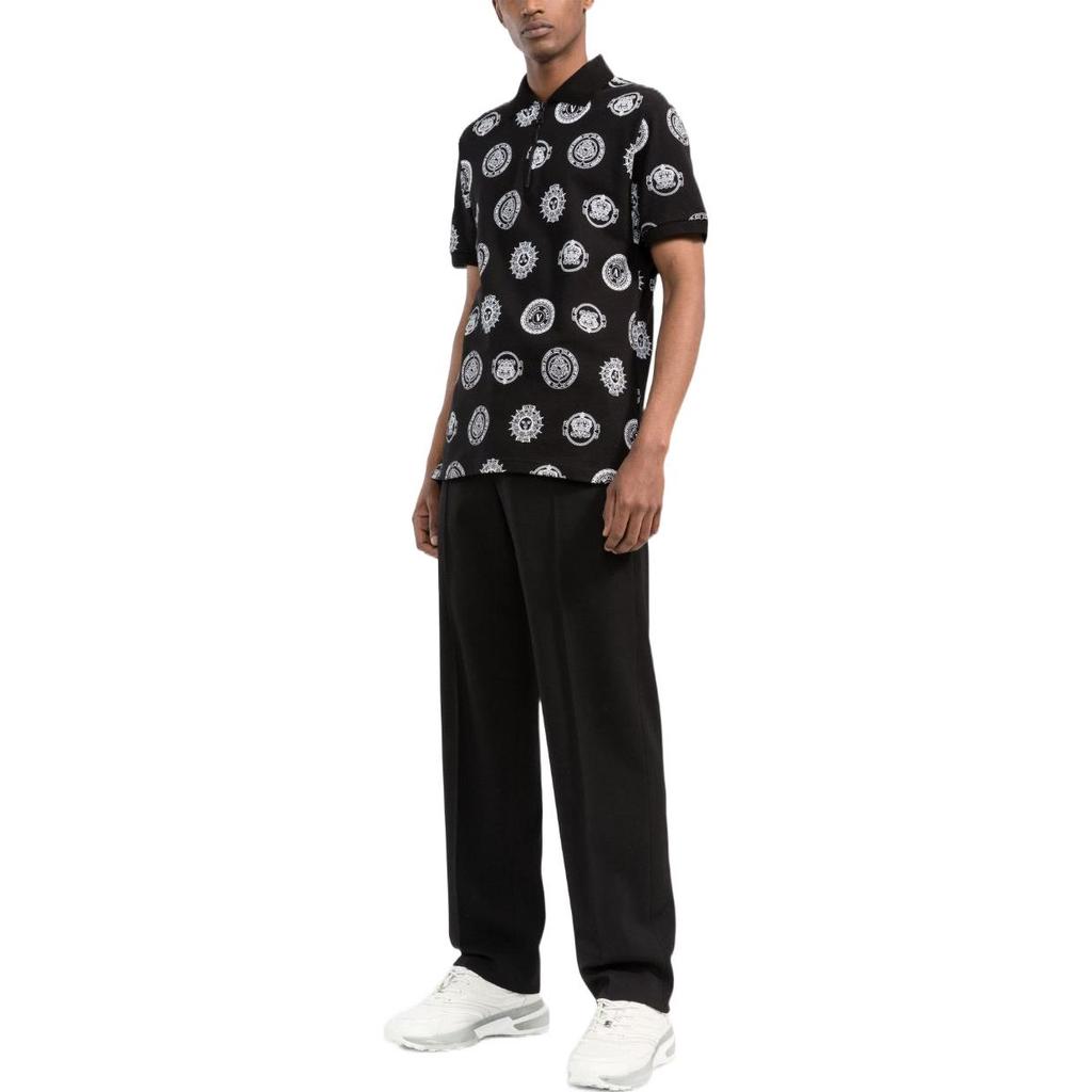 Versace Jeans Couture Koszula Polo Męska Czarna 72GAG62-6JS046-899