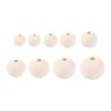 Wooden Unfinished Bracelet Jewelry Making Loose Beads Round Balls Wood Beads Necklace Accessories