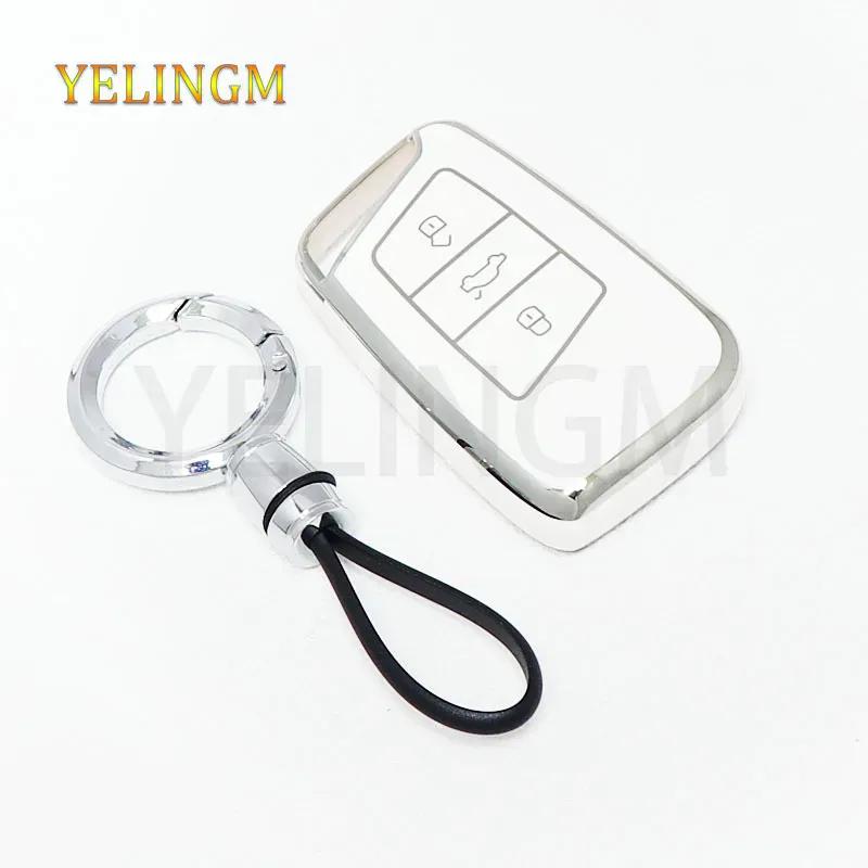 Tpu Car Remote Key Case Cover Shell Fob For Vw Volkswagen Passat B8 Tiguan Magotan Golf For Skoda Kodiaq Superb A7 Accessories