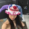 Cute Clown Beanie Cap Funny Knitting Hat for Shopping Walking Universal Windproof Outdoor Activity Women Casual Headwear