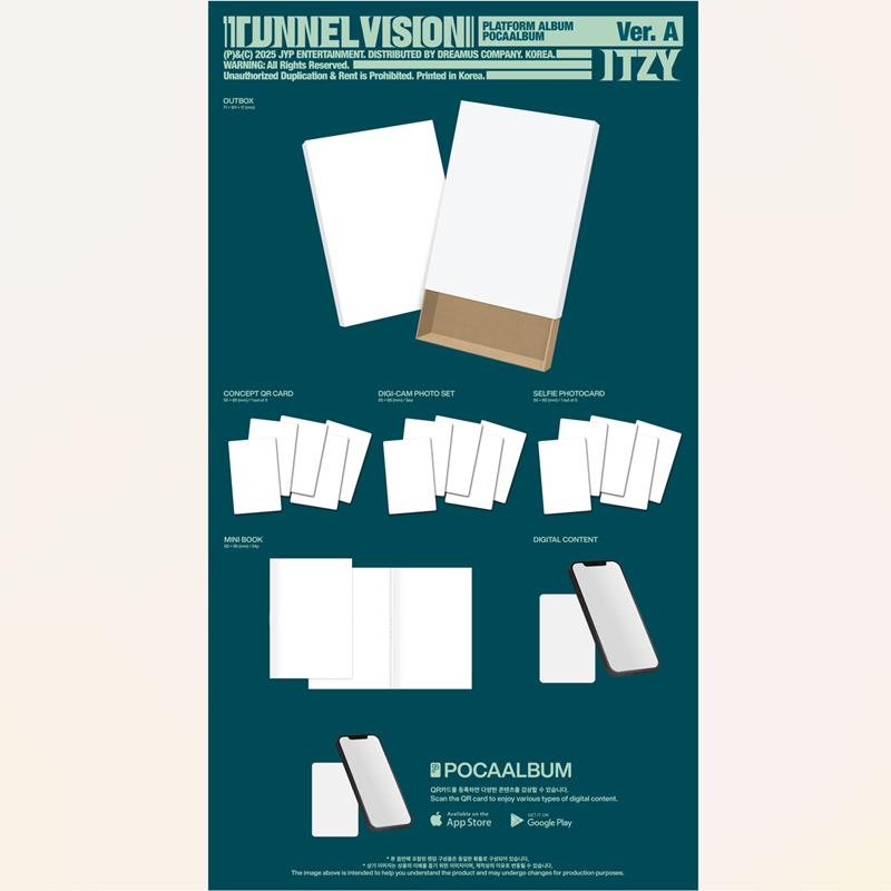 [Pre-order] ITZY - Tunnel Vision (POCAALBUM Ver.)(Online Benefit)