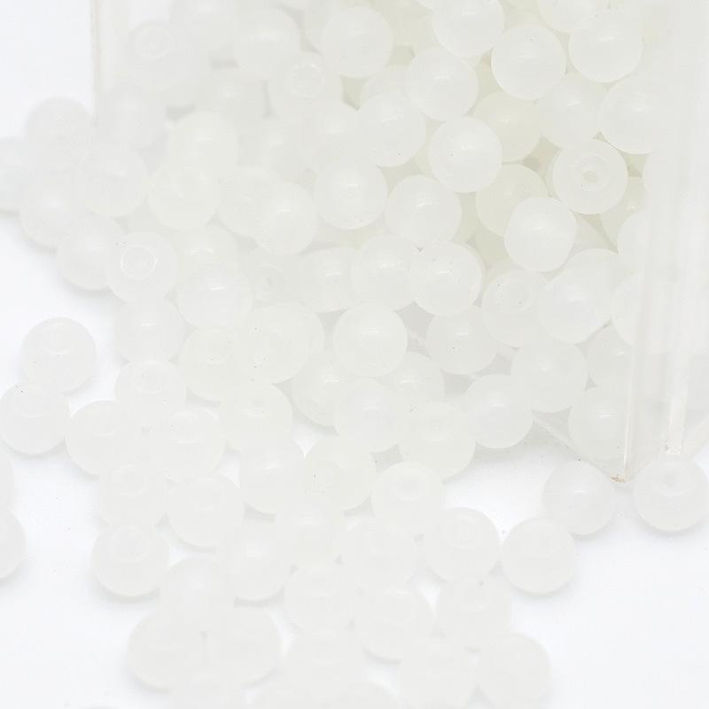 4mm Imitation Jade Glass Seed Beads for Jewelry Crafting – Solid Color Round Beads for Bracelets and Necklaces