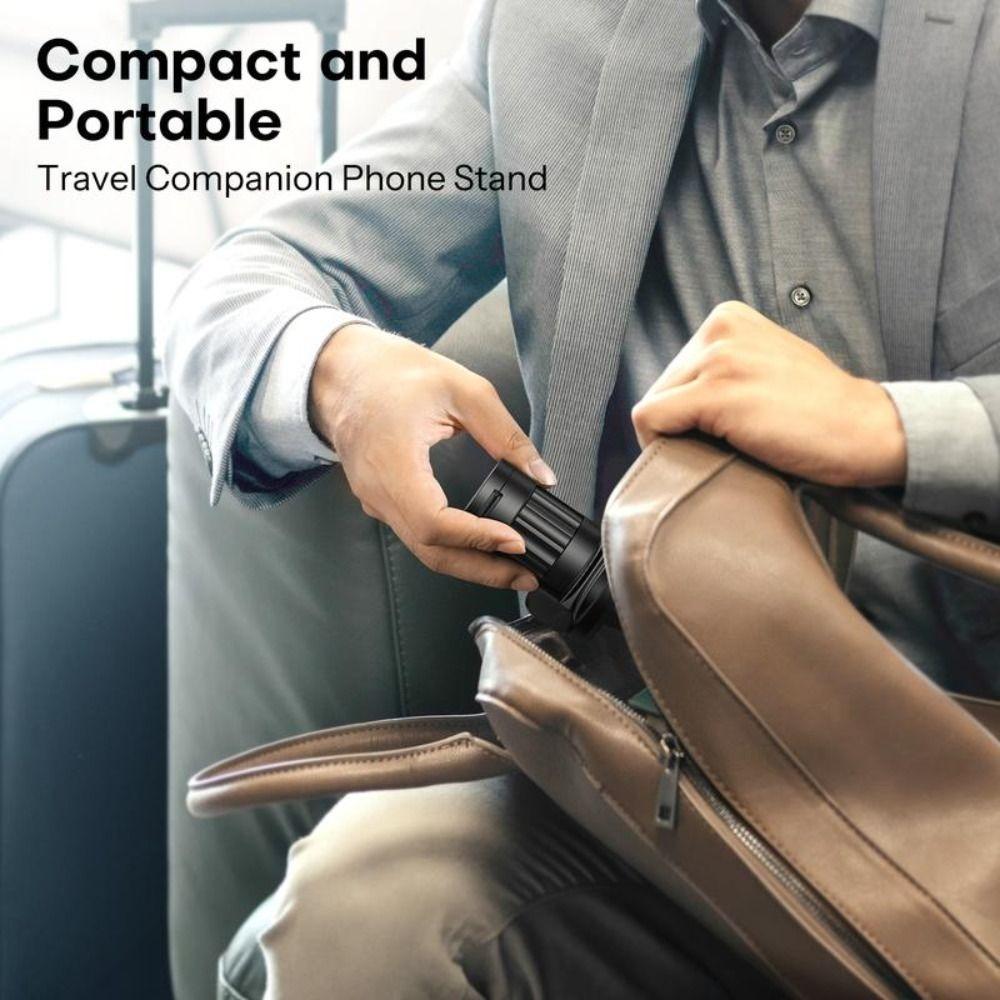 Foldable Travel Phone Holder 360° Rotating Magsafe Stand New Magnetic Airplane Phone Stand