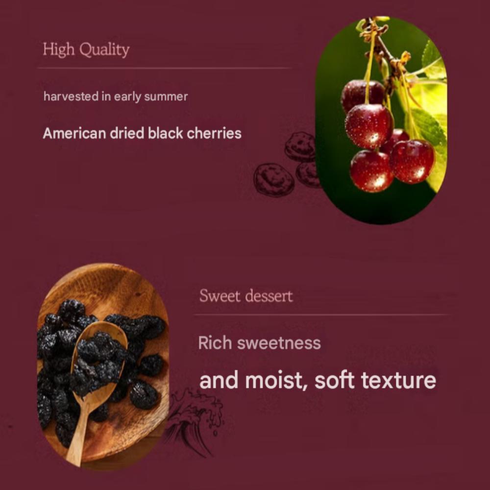 Taylor Farm's Dried Black Cherries 50g Premium Snack & Health Boost