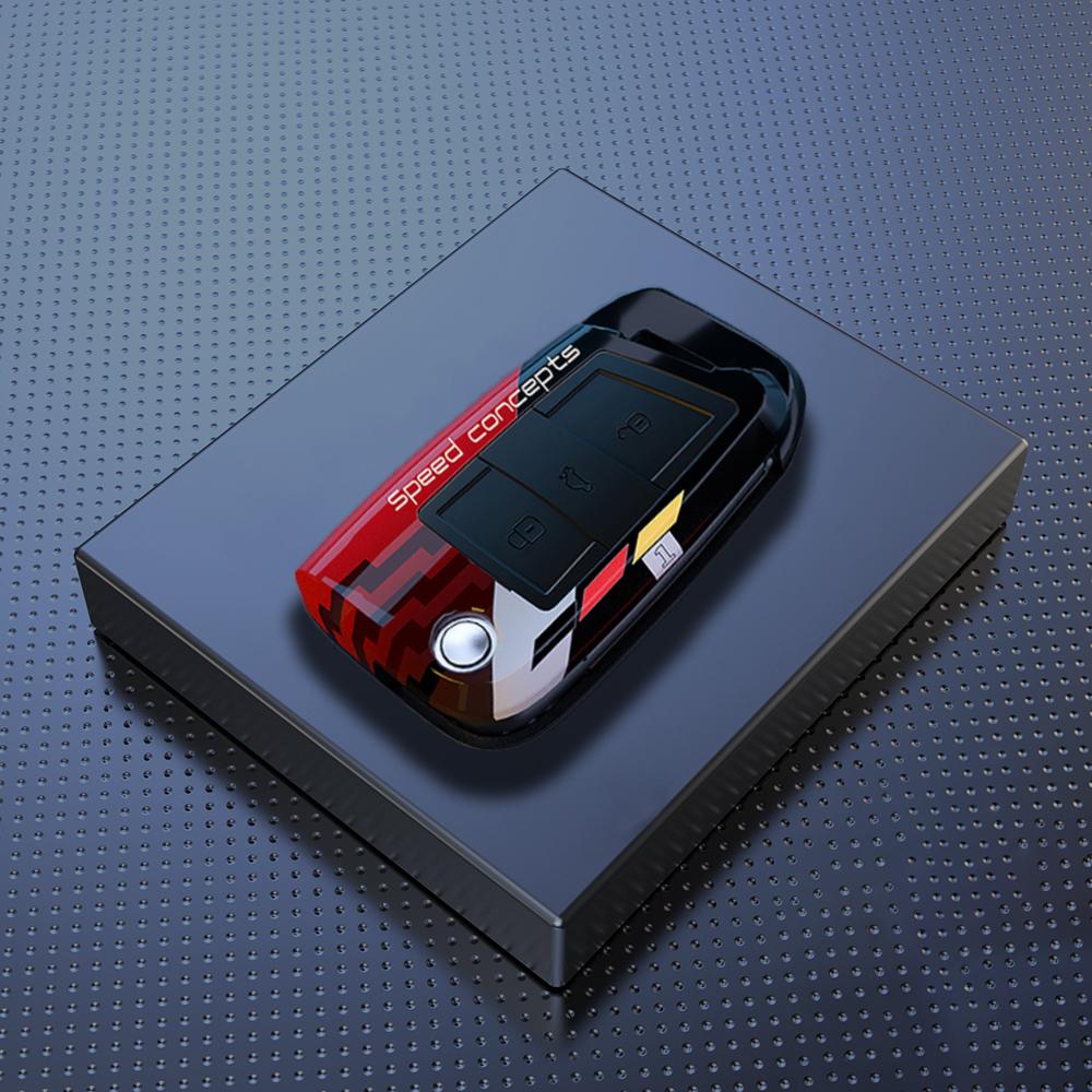 3/4 Buttons Abs Carbon Car Key Case Cover For Vw Volkswagen Golf 7 Mk7 Tiguan Mk2 Seat Ateca Leon Fr Ibiza Skoda Octavia Kodiaq