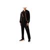 Emporio Armani EA7 SS24 Lace Letter Logo Casual Pants Men Bottoms Black 3DPP12-PJEQZ-1200