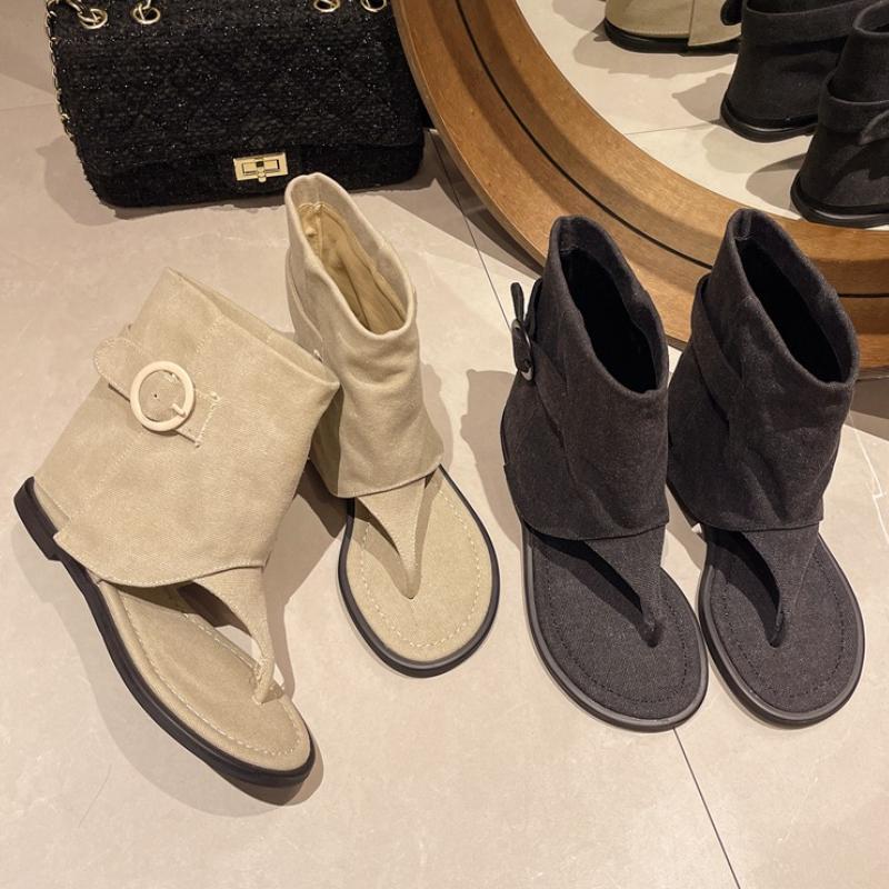 Fashion Flats Women Sandals Designer Clip Toe Shoes Summer New Trend Fashion Flip Flops 2025 Walking Cozy Soft Shoes Dress Mujer Zapatos