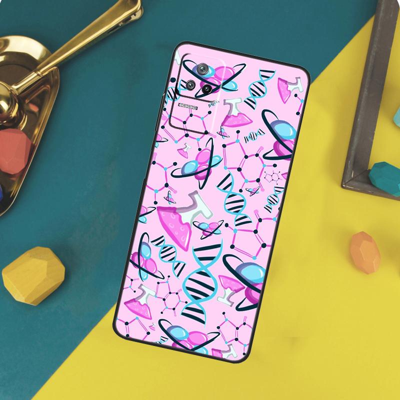 Science DNA Chemistry Case For Xiaomi 14T Pro 11T 12T 13T 13 14 15 Ultra POCO X7 Pro X3 X5 X6 M6 F5 F6 Pro Funda