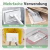Mopp mit Druckklemmsystem, kein Händewaschen, Ein-Knopf-Wechsel, automatisches Klemmtuch