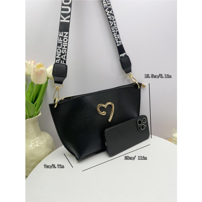 

Fashion versatile oblique span bag new black large-capacity bucket bag women s bag чёрный