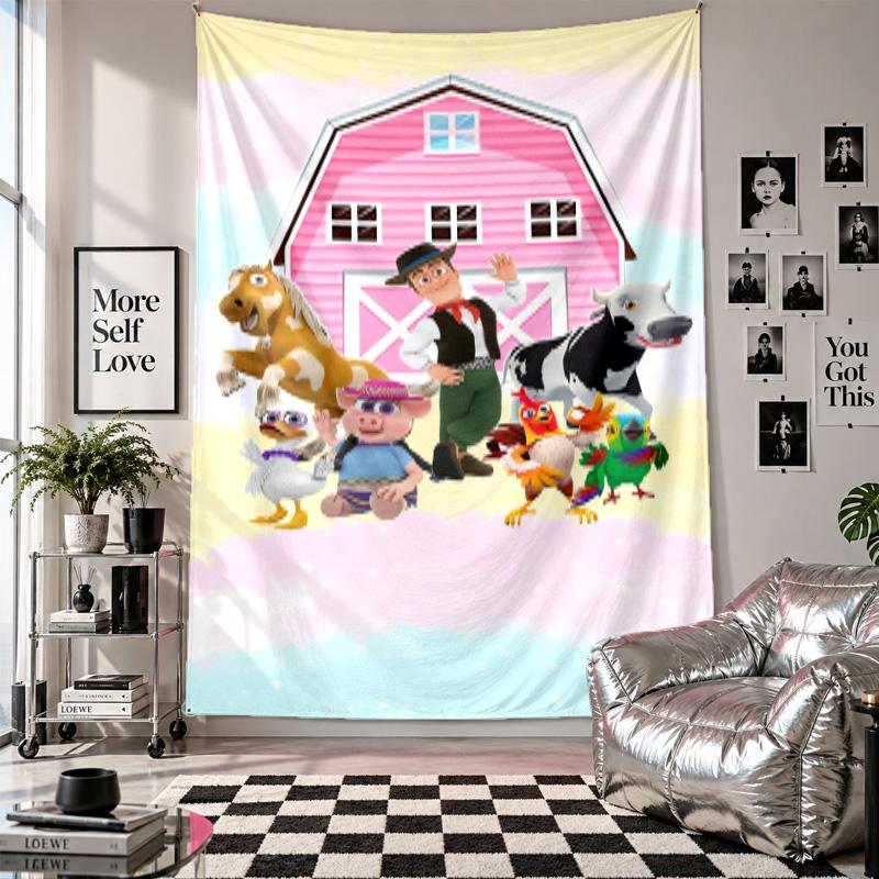 Wall TapestryLa Granja de Zenón Art Hanging Cloth Decorative Background Cover for Room Decoration