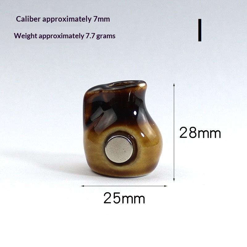Small Fridge Magnet Decoration Mini Ceramic Vase Micro Landscape Ornament Cute Magnets For Flower Arrangements