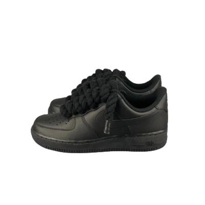 Air Force 1 Custom Schnürsenkel Kordel Schwarz